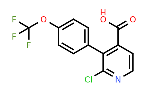 1261687-46-0 | 2-Chloro-3-(4-(trifluoromethoxy)phenyl)isonicotinic acid