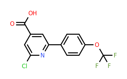 1261687-49-3 | 2-Chloro-6-(4-(trifluoromethoxy)phenyl)isonicotinic acid