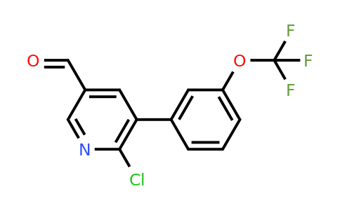 1261687-50-6 | 6-Chloro-5-(3-(trifluoromethoxy)phenyl)nicotinaldehyde