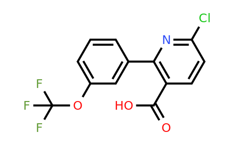 1261687-58-4 | 6-Chloro-2-(3-(trifluoromethoxy)phenyl)nicotinic acid
