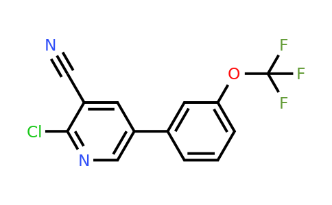 1261687-63-1 | 2-Chloro-5-(3-(trifluoromethoxy)phenyl)nicotinonitrile