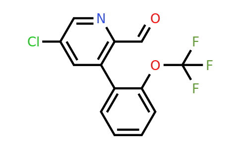 1261687-70-0 | 5-Chloro-3-(2-(trifluoromethoxy)phenyl)picolinaldehyde