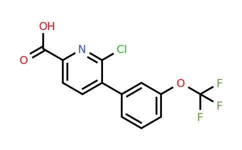 1261687-92-6 | 6-Chloro-5-(3-(trifluoromethoxy)phenyl)picolinic acid