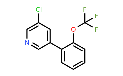 1261687-95-9 | 3-Chloro-5-(2-(trifluoromethoxy)phenyl)pyridine