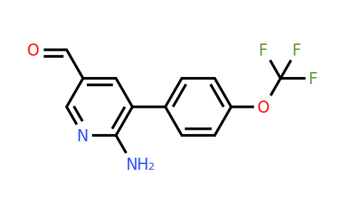 1261715-33-6 | 6-Amino-5-(4-(trifluoromethoxy)phenyl)nicotinaldehyde