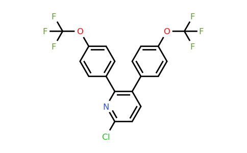 1261719-16-7 | 2,3-Bis(4-(trifluoromethoxy)phenyl)-6-chloropyridine