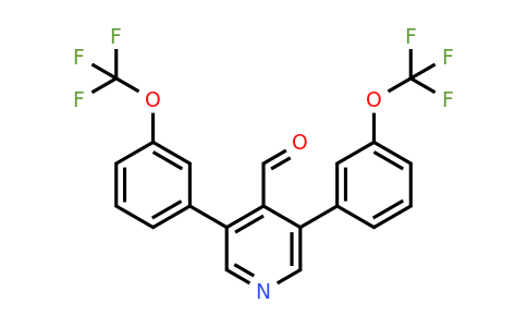 1261719-42-9 | 3,5-Bis(3-(trifluoromethoxy)phenyl)isonicotinaldehyde