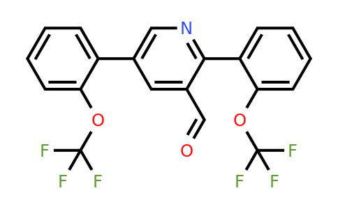 1261720-82-4 | 2,5-Bis(2-(trifluoromethoxy)phenyl)nicotinaldehyde