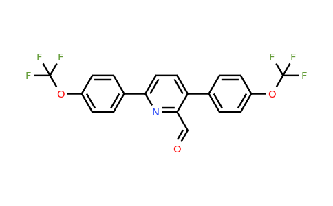 1261722-40-0 | 3,6-Bis(4-(trifluoromethoxy)phenyl)picolinaldehyde
