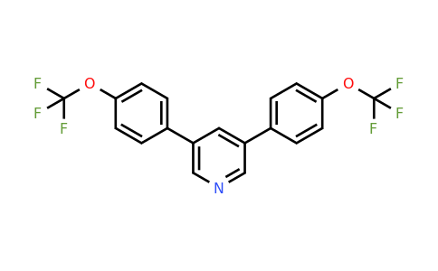 1261722-50-2 | 3,5-Bis(4-(trifluoromethoxy)phenyl)pyridine