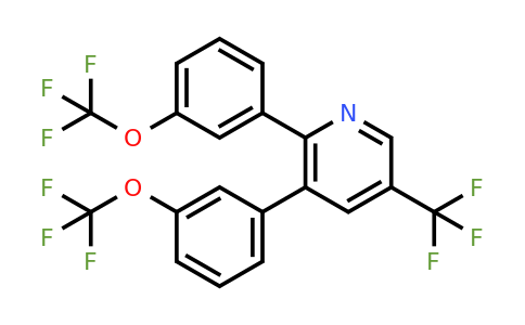 1261723-46-9 | 2,3-Bis(3-(trifluoromethoxy)phenyl)-5-(trifluoromethyl)pyridine