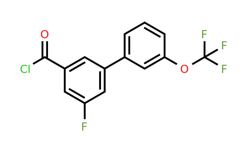 1261724-48-4 | 5-Fluoro-3'-(trifluoromethoxy)biphenyl-3-carbonyl chloride