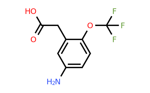 1261724-74-6 | 5-Amino-2-(trifluoromethoxy)phenylacetic acid