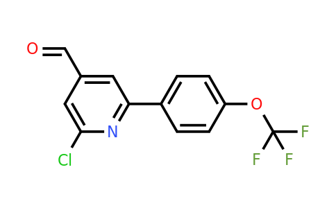 1261724-82-6 | 2-Chloro-6-(4-(trifluoromethoxy)phenyl)isonicotinaldehyde