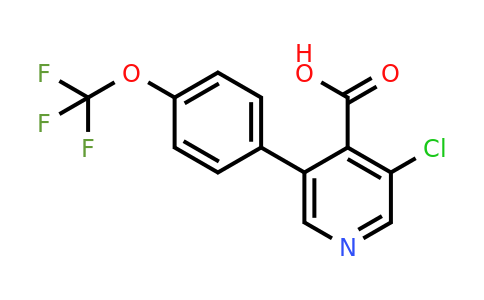 1261724-88-2 | 3-Chloro-5-(4-(trifluoromethoxy)phenyl)isonicotinic acid