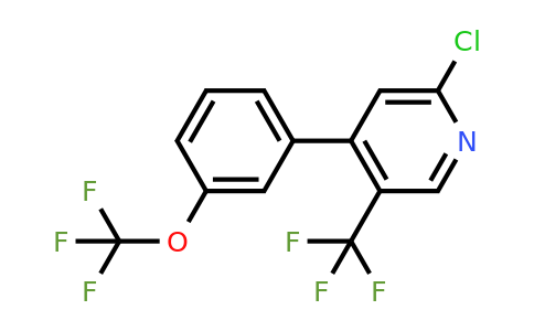 1261725-35-2 | 2-Chloro-4-(3-(trifluoromethoxy)phenyl)-5-(trifluoromethyl)pyridine