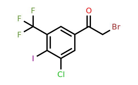 1261725-38-5 | 2-Bromo-3'-chloro-4'-iodo-5'-(trifluoromethyl)acetophenone