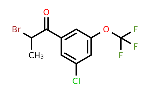1261725-71-6 | 2-Bromo-3'-chloro-5'-(trifluoromethoxy)propiophenone