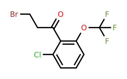 1261725-76-1 | 3-Bromo-2'-chloro-6'-(trifluoromethoxy)propiophenone