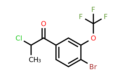 1261725-82-9 | 4'-Bromo-2-chloro-3'-(trifluoromethoxy)propiophenone