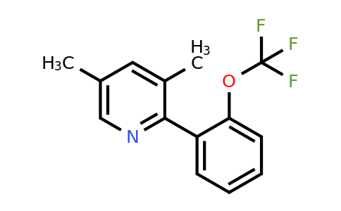 1261725-93-2 | 3,5-Dimethyl-2-(2-(trifluoromethoxy)phenyl)pyridine