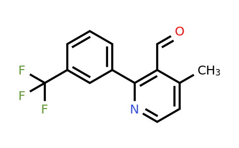 4-Methyl-2-(3-(trifluoromethyl)phenyl)nicotinaldehyde