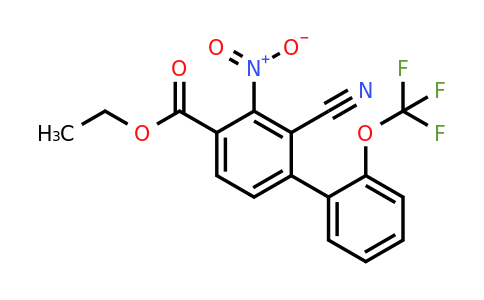 1261726-60-6 | Ethyl 2-Cyano-3-nitro-2'-(trifluoromethoxy)biphenyl-4-carboxylate