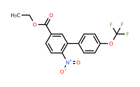1261727-72-3 | Ethyl 6-nitro-4'-(trifluoromethoxy)biphenyl-3-carboxylate