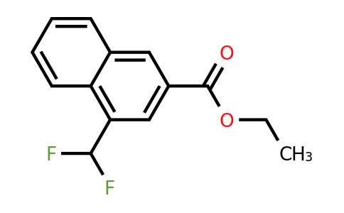 1261728-79-3 | Ethyl 1-(difluoromethyl)naphthalene-3-carboxylate