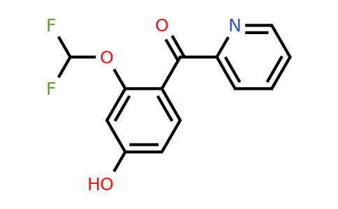 1261728-86-2 | 2-(2-(Difluoromethoxy)-4-hydroxybenzoyl)pyridine