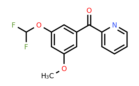 1261728-98-6 | 2-(3-(Difluoromethoxy)-5-methoxybenzoyl)pyridine