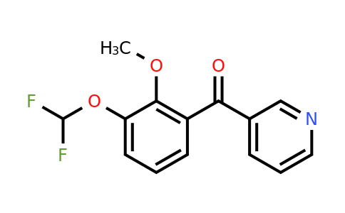 1261729-01-4 | 3-(3-(Difluoromethoxy)-2-methoxybenzoyl)pyridine