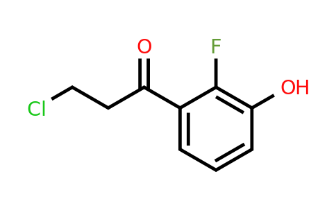 1261729-23-0 | 3-Chloro-2'-fluoro-3'-hydroxypropiophenone