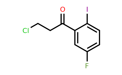 1261729-35-4 | 3-Chloro-5'-fluoro-2'-iodopropiophenone