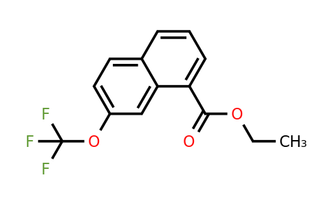 1261729-47-8 | Ethyl 2-(trifluoromethoxy)naphthalene-8-carboxylate