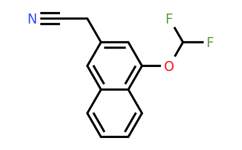 1261729-73-0 | 1-(Difluoromethoxy)naphthalene-3-acetonitrile