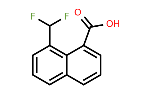 1261730-53-3 | 1-(Difluoromethyl)naphthalene-8-carboxylic acid