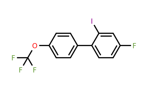 1261730-75-9 | 4-Fluoro-2-iodo-4'-(trifluoromethoxy)biphenyl