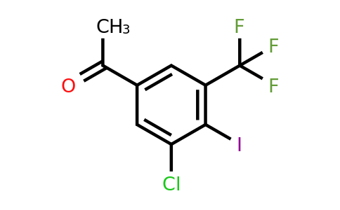 1261730-96-4 | 3'-Chloro-4'-iodo-5'-(trifluoromethyl)acetophenone
