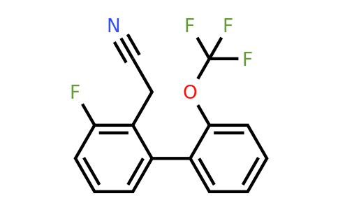 1261732-06-2 | 3-Fluoro-2'-(trifluoromethoxy)biphenyl-2-acetonitrile