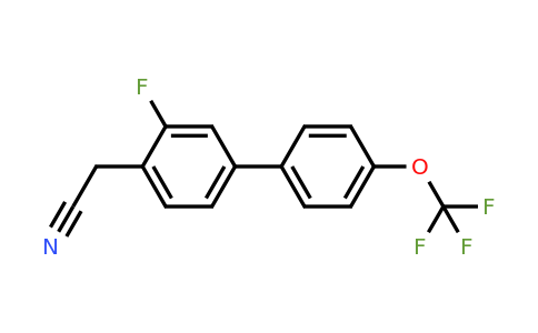 1261732-12-0 | 3-Fluoro-4'-(trifluoromethoxy)biphenyl-4-acetonitrile