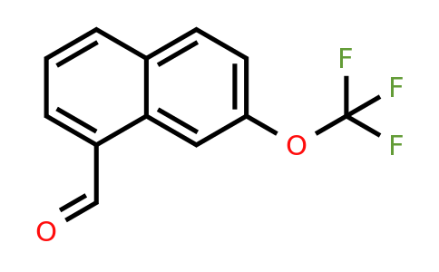 1261732-35-7 | 2-(Trifluoromethoxy)naphthalene-8-carboxaldehyde