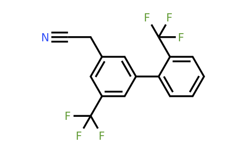 1261732-44-8 | 5,2'-Bis(trifluoromethyl)biphenyl-3-acetonitrile