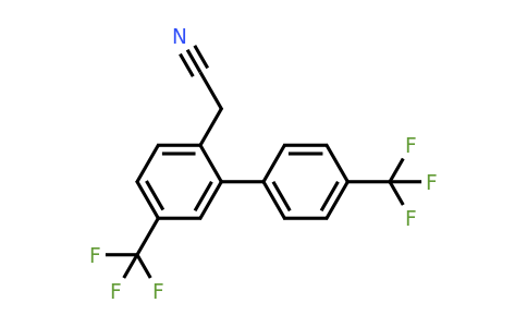 1261732-49-3 | 5,4'-Bis(trifluoromethyl)biphenyl-2-acetonitrile
