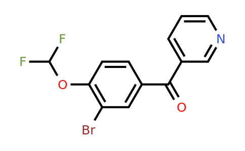 1261732-57-3 | 3-(3-Bromo-4-(difluoromethoxy)benzoyl)pyridine
