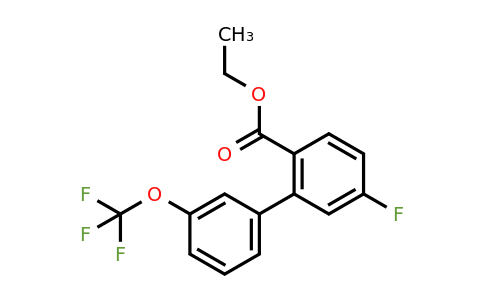1261733-81-6 | Ethyl 5-fluoro-3'-(trifluoromethoxy)biphenyl-2-carboxylate
