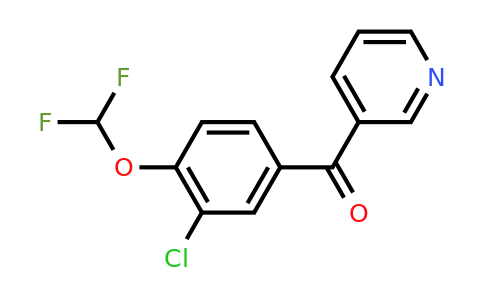 1261733-86-1 | 3-(3-Chloro-4-(difluoromethoxy)benzoyl)pyridine