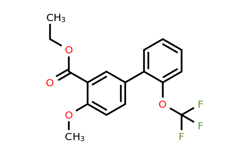 1261734-19-3 | Ethyl 4-methoxy-2'-(trifluoromethoxy)biphenyl-3-carboxylate