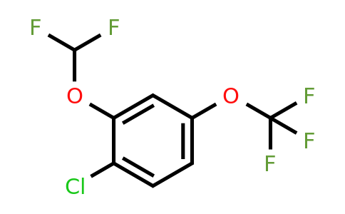 1261737-00-1 | 4-Chloro-3-(difluoromethoxy)(trifluoromethoxy)benzene