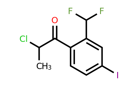 1261737-29-4 | 2-Chloro-2'-(difluoromethyl)-4'-iodopropiophenone